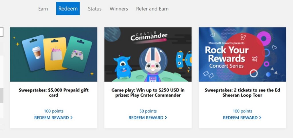 The Cost to Play in Microsoft Rewards