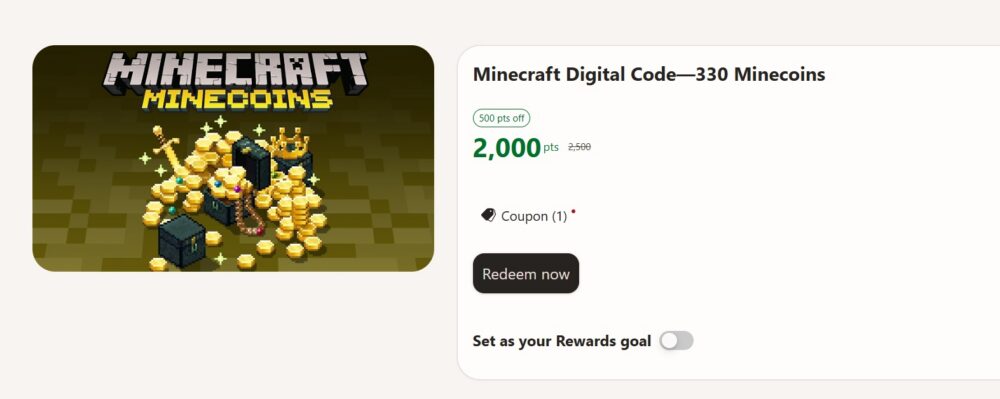 Minecraft Minecoins